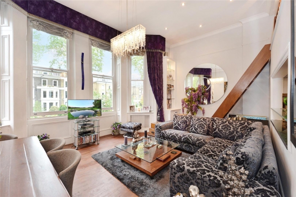Двуспаленная квартира в Лондоне с уникальным дизайном