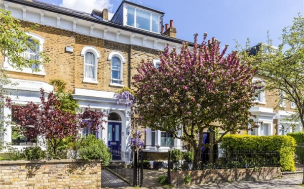 Характерный викторианский дом на западе Лондона